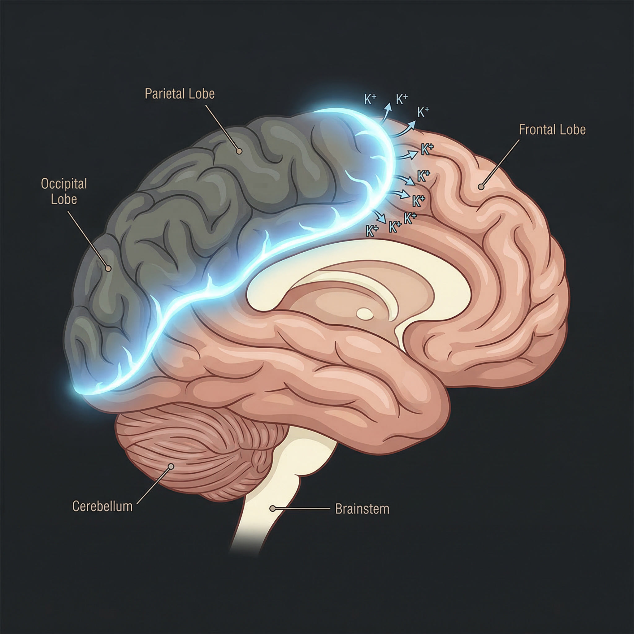 cortical depressie migraine